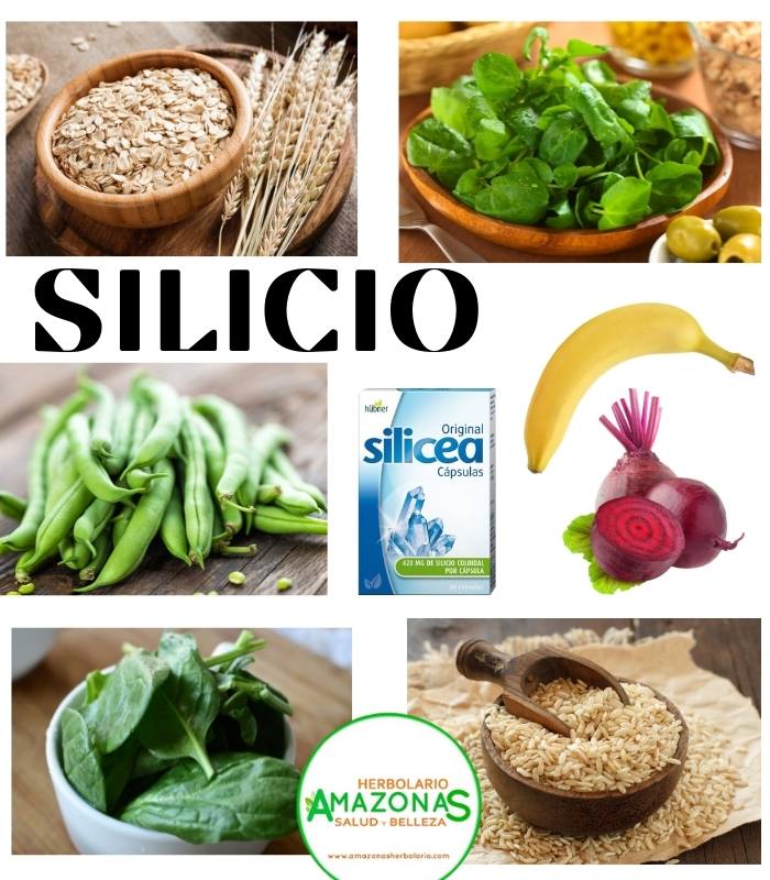Alimentos ricos en silicio